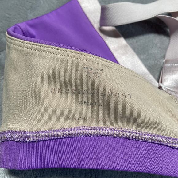 Heroine Sport One47 Bra Womens Small Purple Activewear Yoga Training Gym Workout - Picture 3 of 6